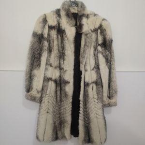 Authentic fox fur coat